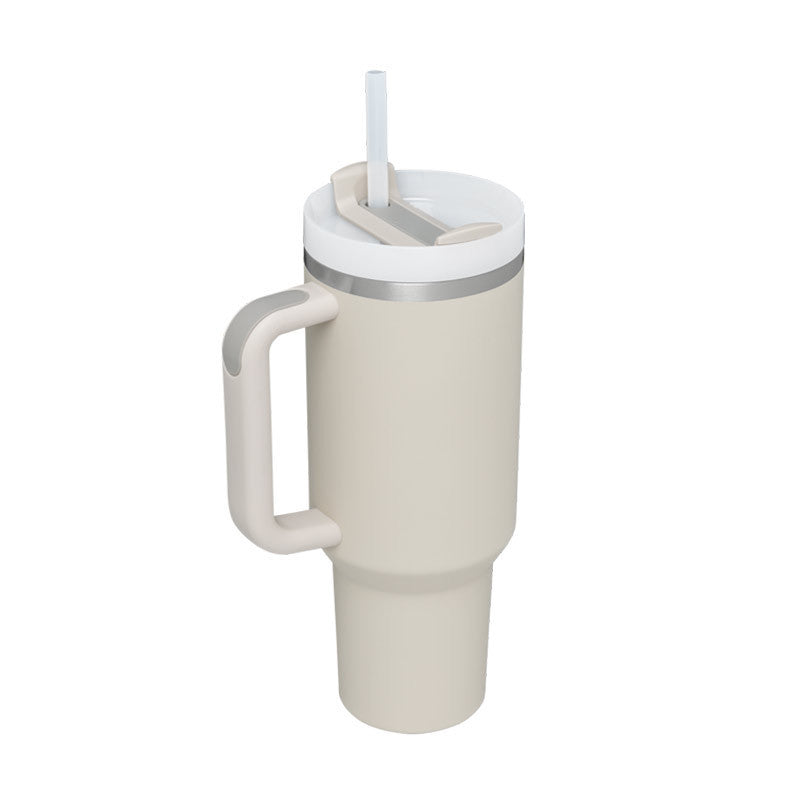 Vaso térmico con asa y tapa anti-derrames (1.200 ML / 40 Oz)