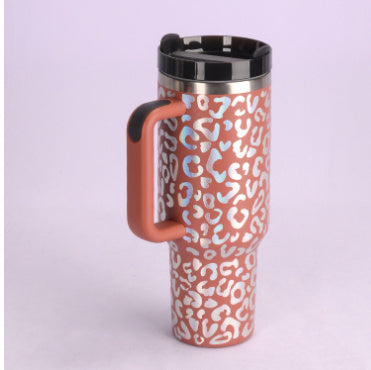 Vaso térmico con asa y tapa anti-derrames (1.200 ML / 40 Oz)