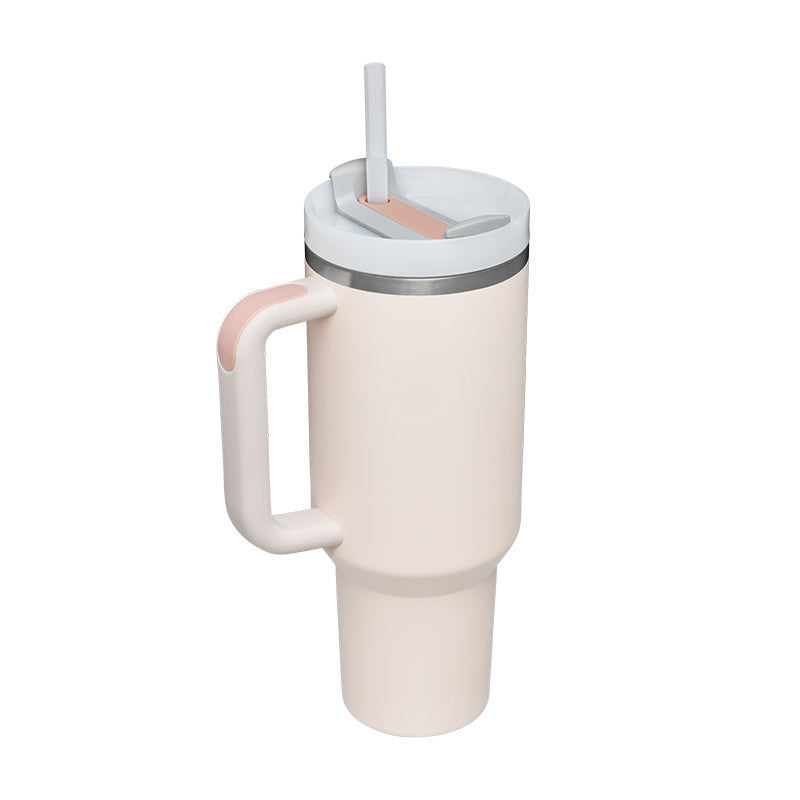 Vaso térmico con asa y tapa anti-derrames (1.200 ML / 40 Oz)