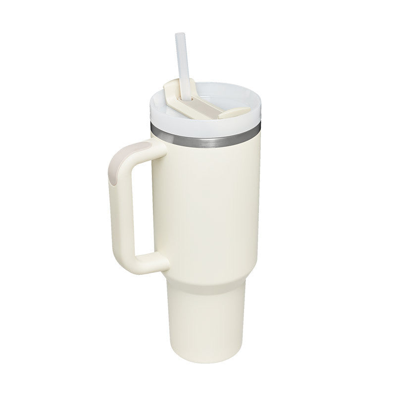 Vaso térmico con asa y tapa anti-derrames (1.200 ML / 40 Oz)