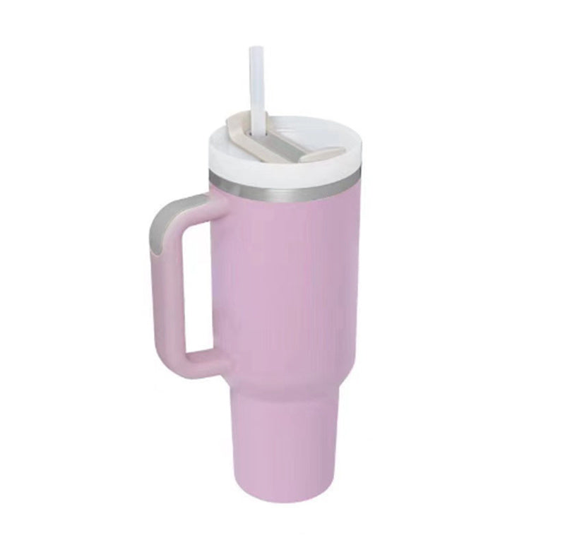 Vaso térmico con asa y tapa anti-derrames (1.200 ML / 40 Oz)
