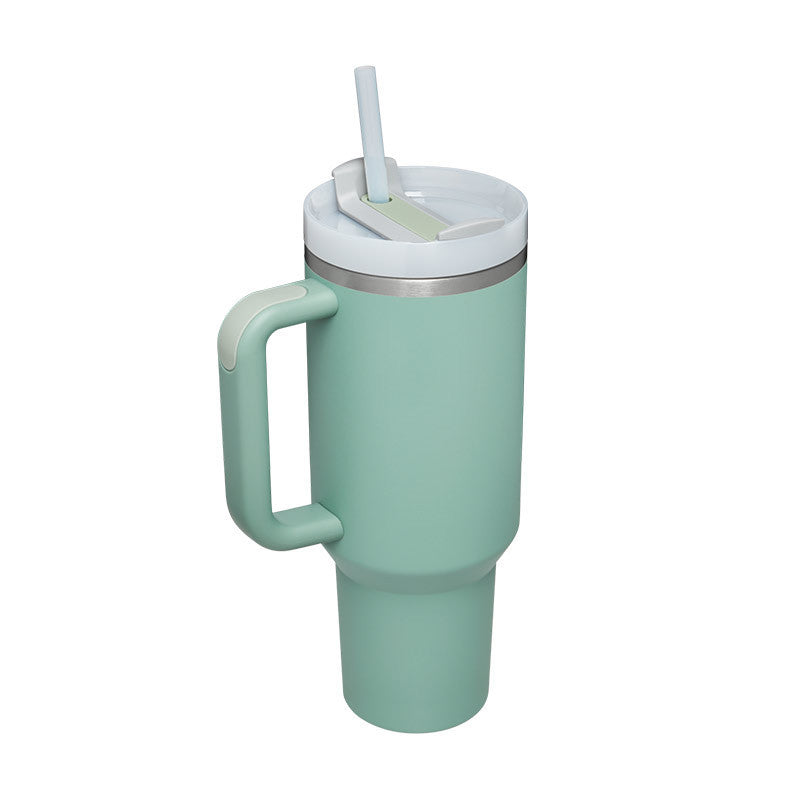 Vaso térmico con asa y tapa anti-derrames (1.200 ML / 40 Oz)
