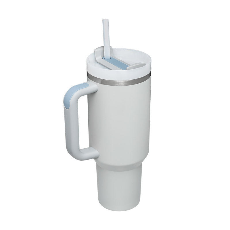 Vaso térmico con asa y tapa anti-derrames (1.200 ML / 40 Oz)