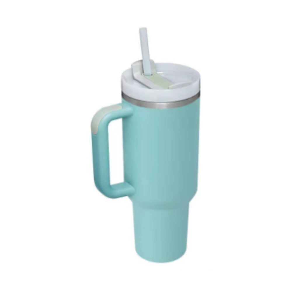 Vaso térmico con asa y tapa anti-derrames (1.200 ML / 40 Oz)