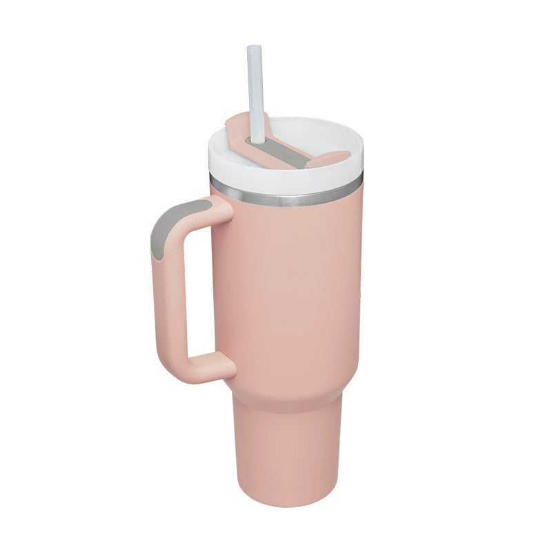 Vaso térmico con asa y tapa anti-derrames (1.200 ML / 40 Oz)